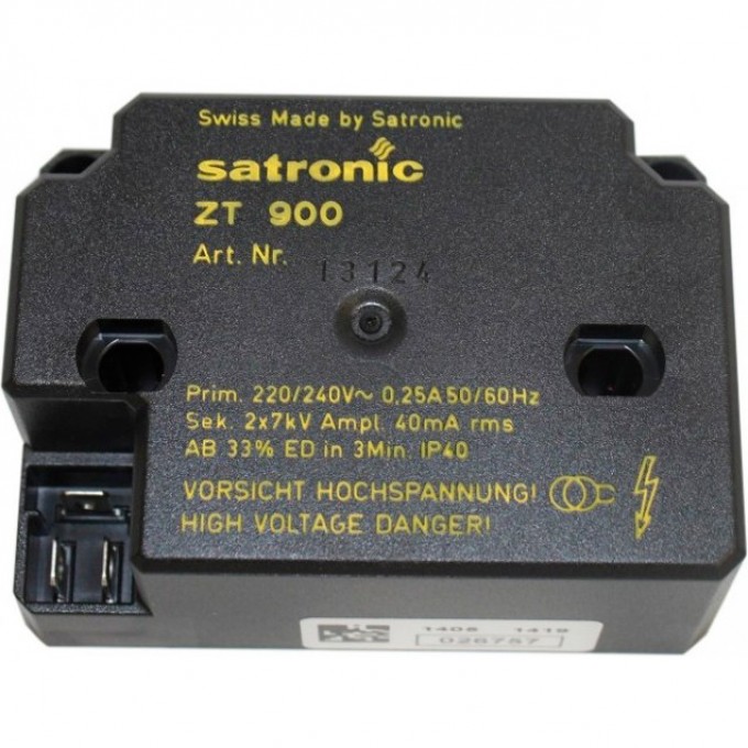 Трансформатор розжига Satronic ZT900 220-240v HONEYWELL HL-0810